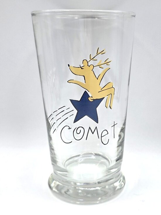 POTTERY BARN Retired Christmas Reindeer Tumbler Glasses Set of 7 Discontinued - Picture 6 of 9